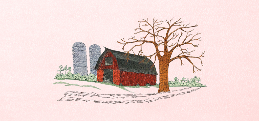 Red Barn Pink Faux